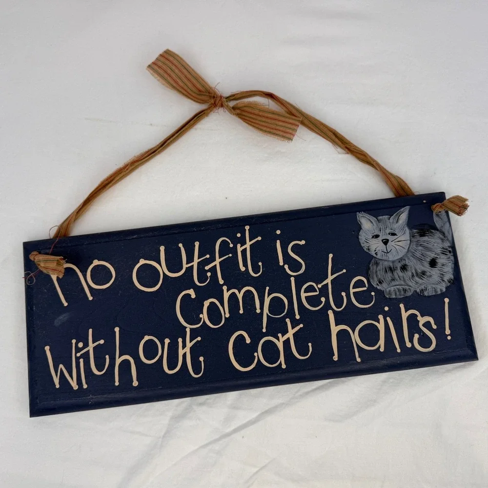 Hand Painted Wood Sign 